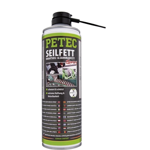 Seilfett PETEC 71650 SEILFETT DRAHTSEIL- & ZAHNRADFETT SPRAY f&uuml;r