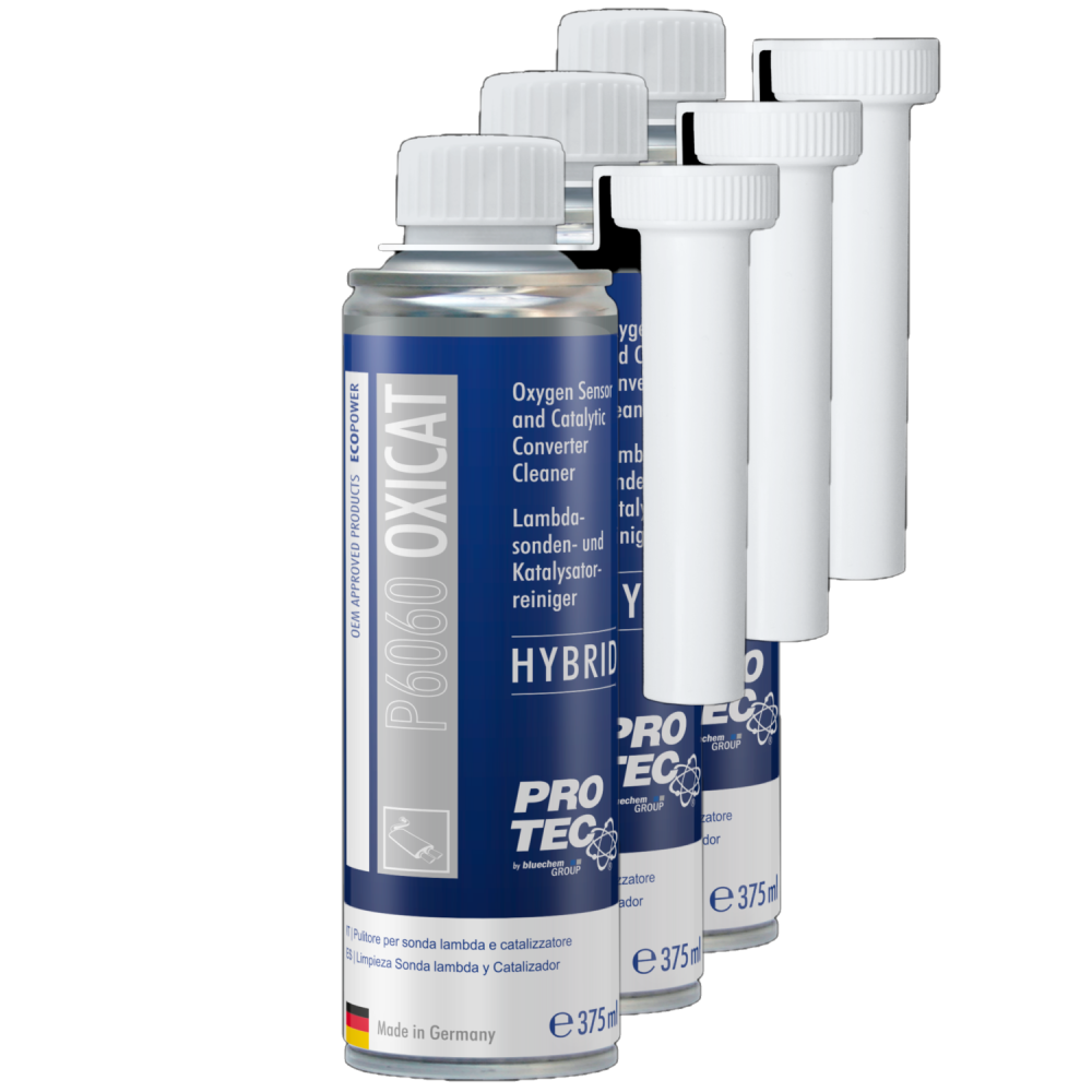 PROTEC 3x 375 ml Lambdasonden- und Katreiniger Hybrid P6060 Reinigt Abgassystem