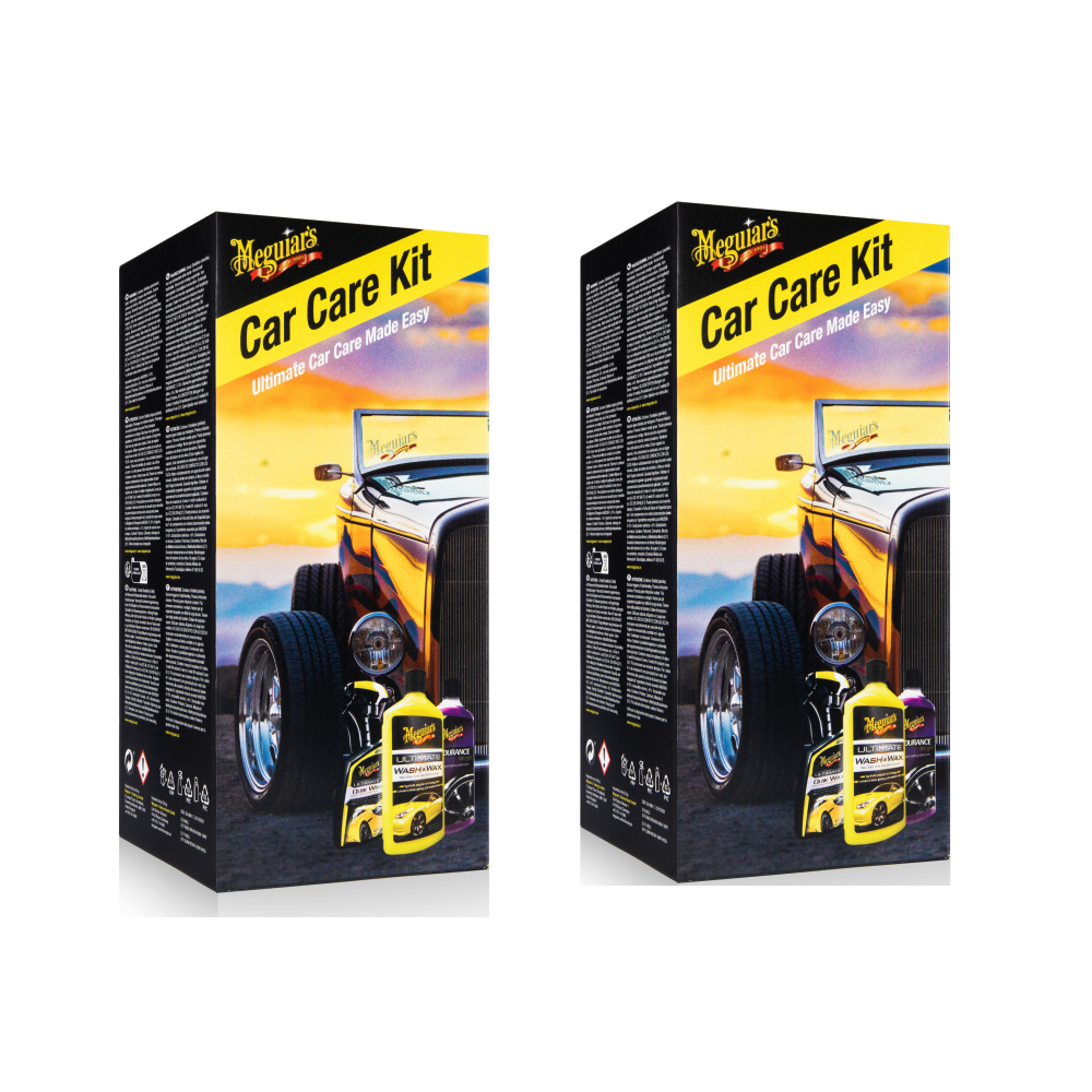 Meguiars 7100315341 Car Care Kit &ndash;2x Basis Autopflege Set f&uuml;r Reinigung + Schutz