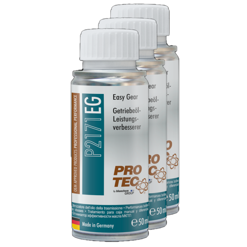 PROTEC 3x 50 ml Getriebeöladditiv Leistungsverbesserer P2171 Easy Gear Öl
