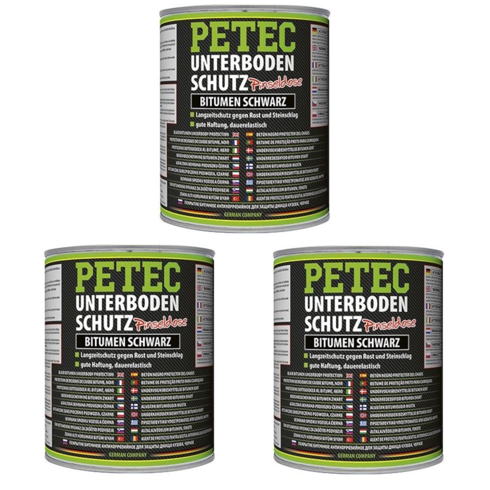Unterbodenschutz PETEC 73100 UNTERBODENSCHUTZ BITUMEN, PINSELDOSE, SCHWARZ für