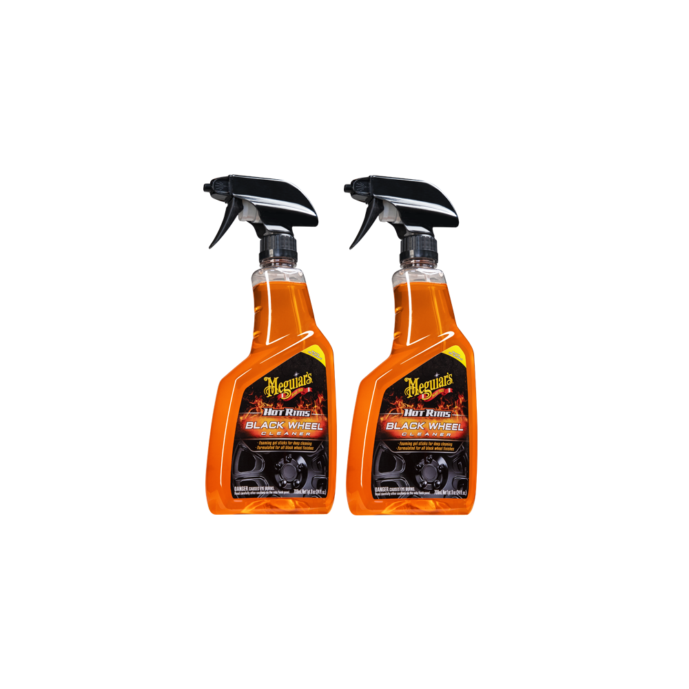 2xMeguiars Hot Rims Black Wheel Cleaner Felgenreiniger s&auml;urefrei 709ml