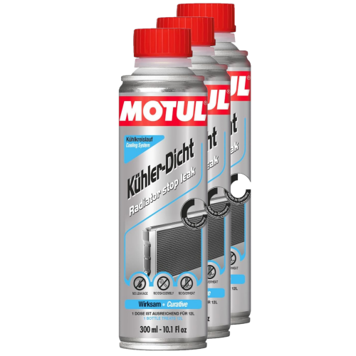Motul 3x 300 ml 110646 K&uuml;hlerdichtstoff COOLING SYSTEM STOP LEAK