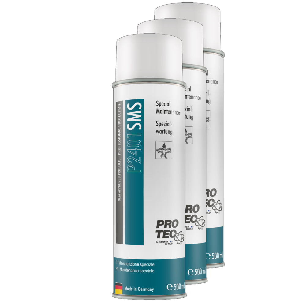 PROTEC 3x 500 ml Spezialwartung P2401 Schmierung, Schutz Korrosionsschutz