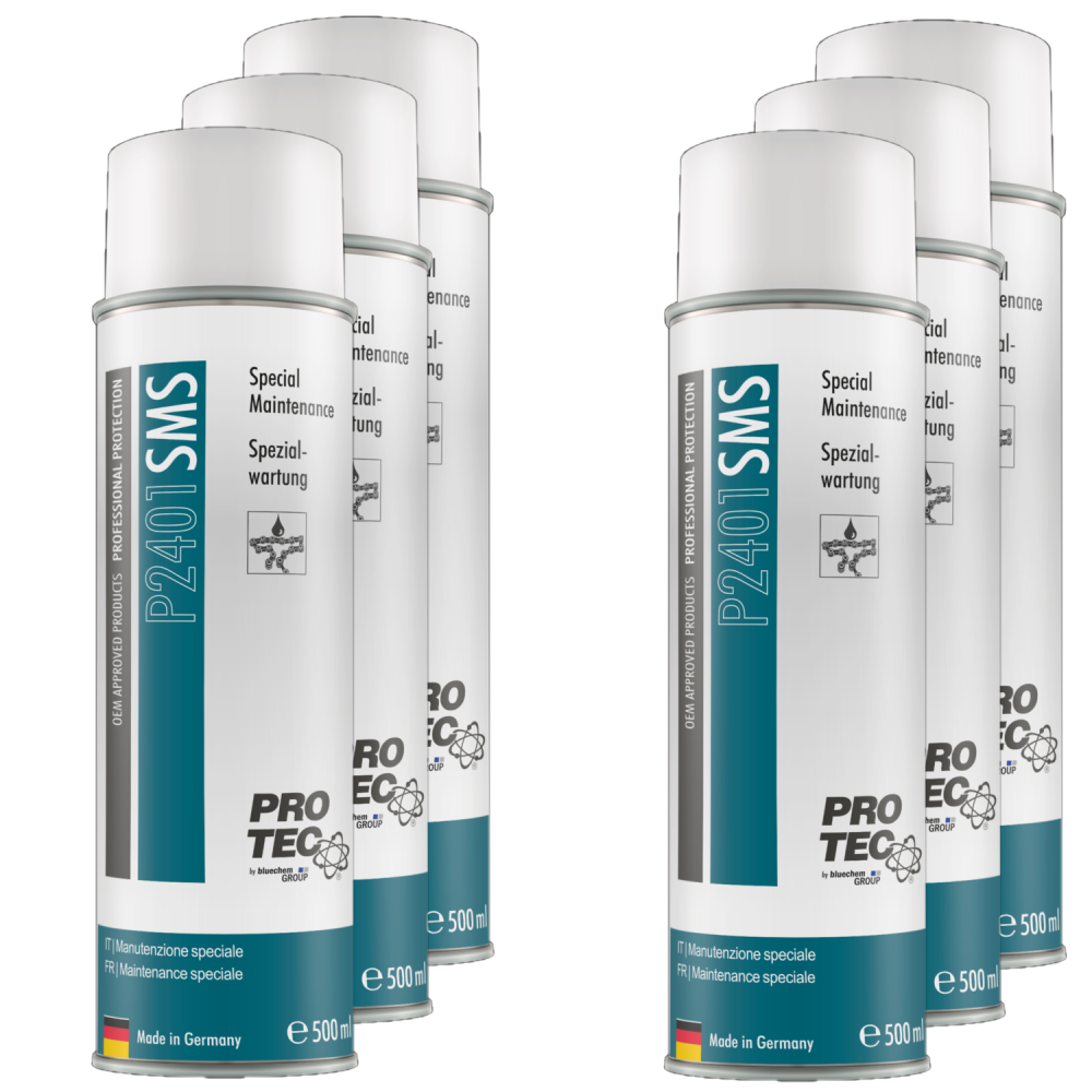 PROTEC 6x 500 ml Spezialwartung P2401 Schmierung, Schutz Korrosionsschutz
