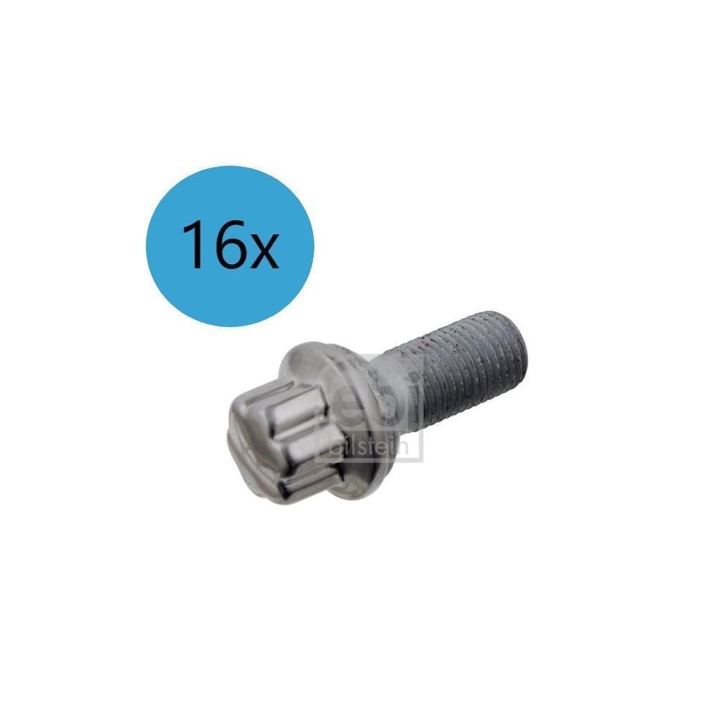 Radschraube FEBI BILSTEIN 23933 für MERCEDES-BENZ, Hinterachse, Vorderachse