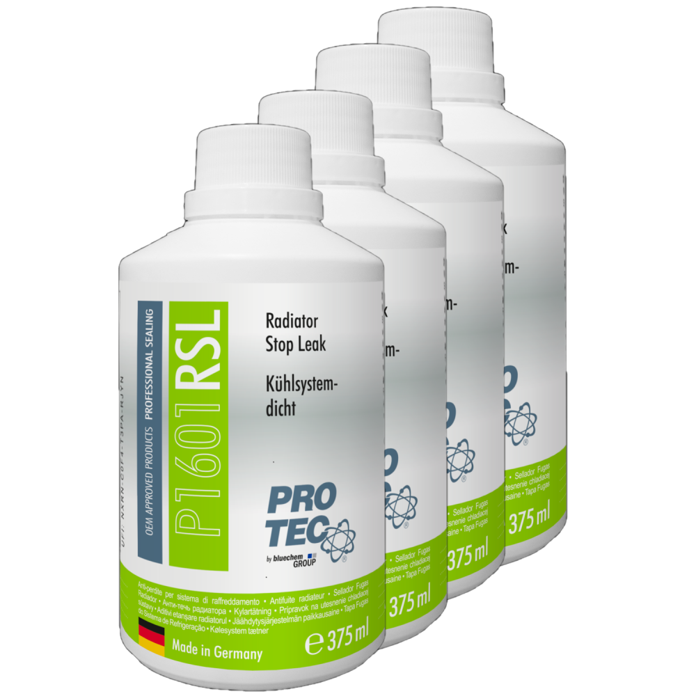 PROTEC 4x 375 ml K�hlsystemdicht P1601 Dichtet Lecks in K�hlern Schl�uchen