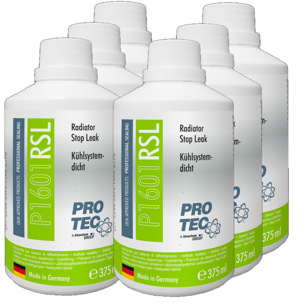 PROTEC 6x 375 ml K�hlsystemdicht P1601 Dichtet Lecks in K�hlern Schl�uchen