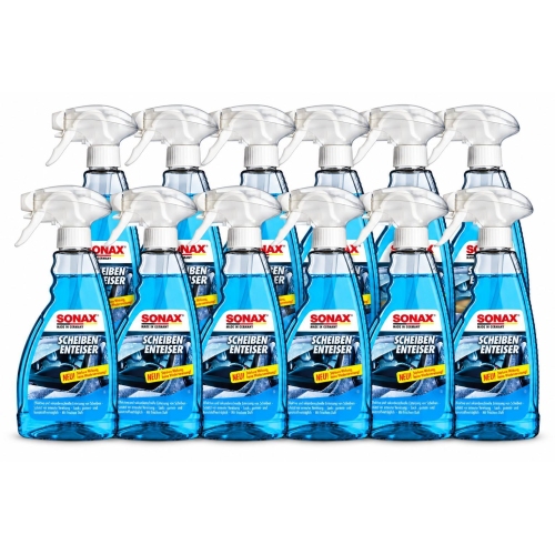 SONAX 03312410 ScheibenEnteiser Frostl&Atilde;&para;ser Winter Auto Autopflege 12x 500ml