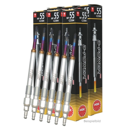 NGK 6x Y-110 Gl&uuml;hkerze Order-Nr. 6825