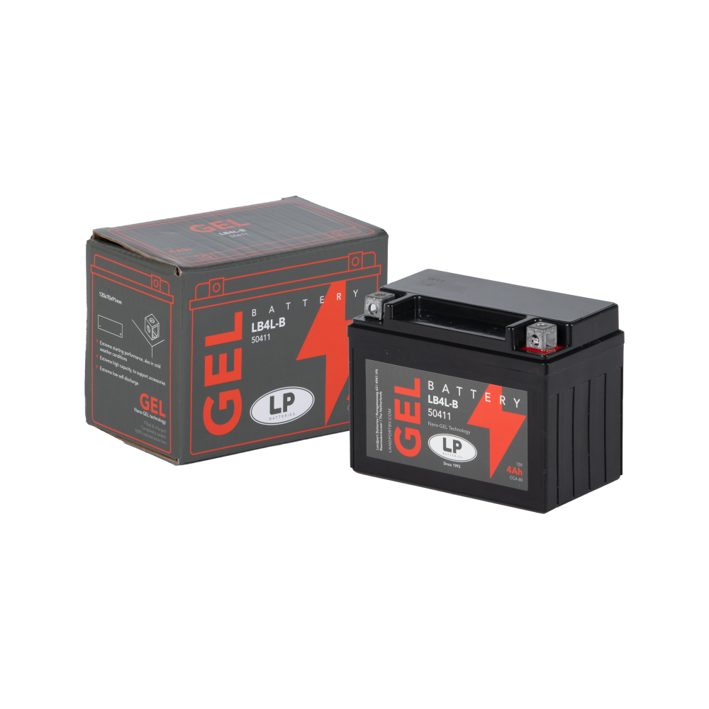 Landport LB4-3 Gel Motorradbatterie Startbatterie Gelbatterie Motorräder