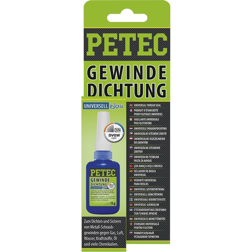 Dichtstoff PETEC 97216 Gewindedichtung blau für