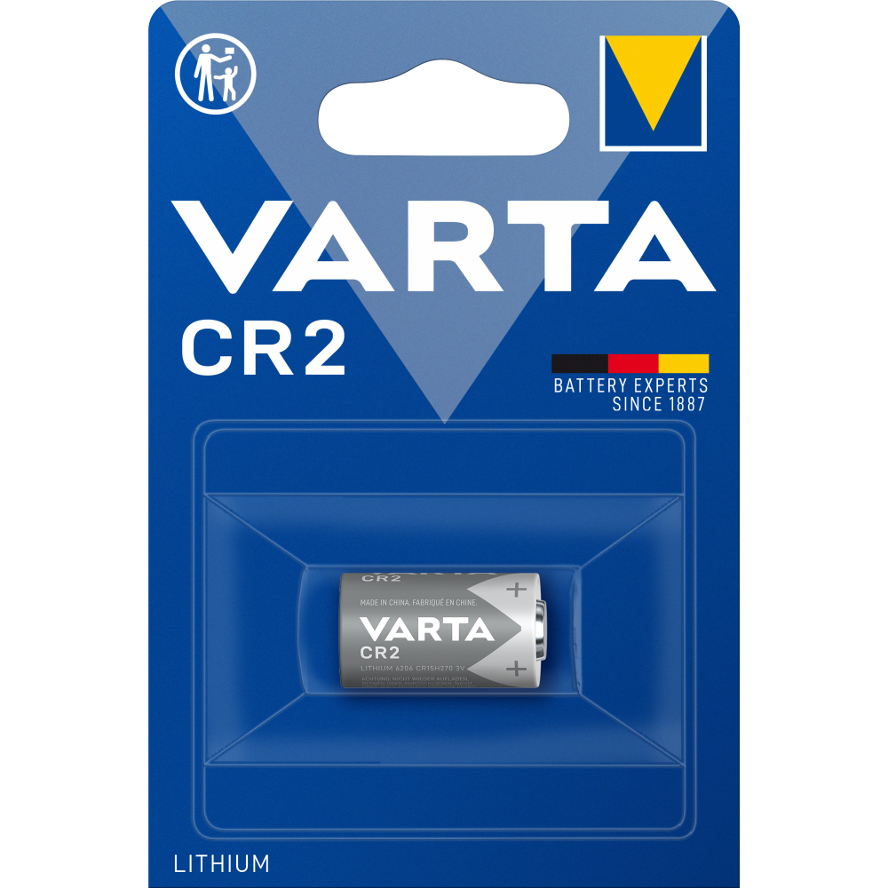VARTA LITHIUM Cylindrical CR2 Blister 1 Batterie Rundzelle