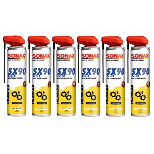 SONAX SX90 PLUS Universalspray Rostl&ouml;ser Schmiermittel Korrosionsschutz 6x 400ml
