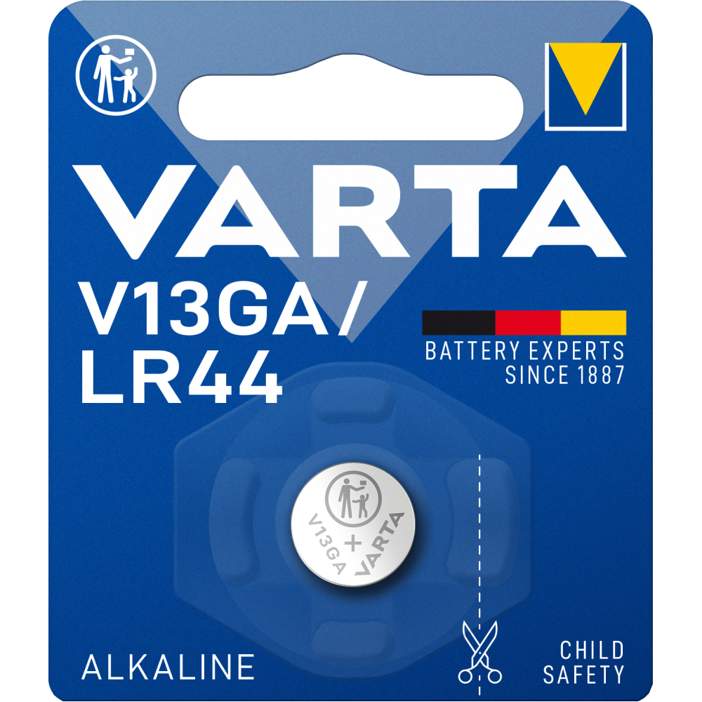 VARTA ALKALINE Special V13GA/LR44 Blister 1 Batterie Spezialbatterien