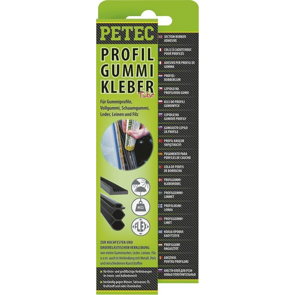 Gummiklebstoff PETEC 93870 PROFILGUMMIKLEBER Tube für