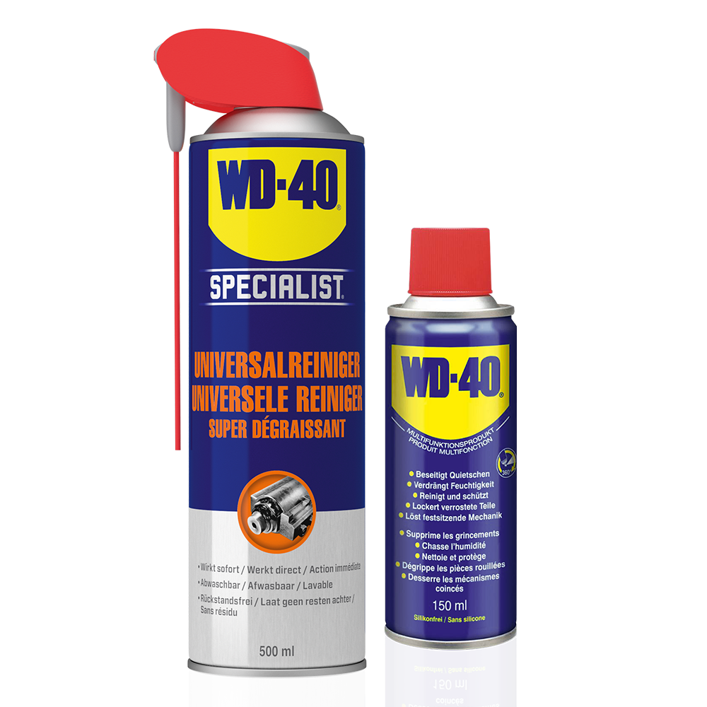WD-40 SET 1x Universalreiniger 500 ml & 1x Multifunktionsprodukt 150 ml