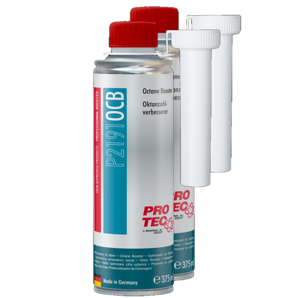 PROTEC 2x 375 ml Oktanzahlverbesserer P2191 Erhöht ROZ um bis zu 5 Punkte