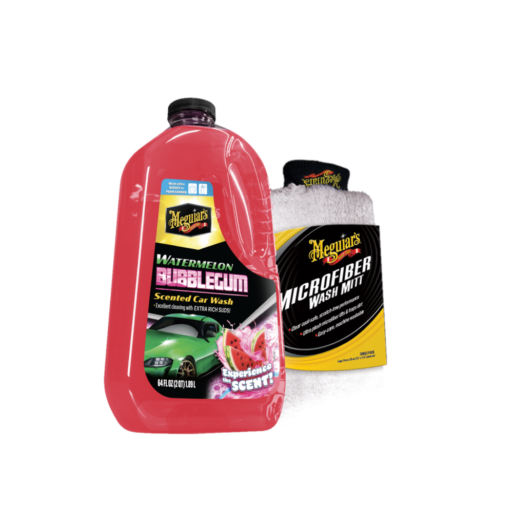 Meguiars G250464EUMEG Watermelon Wash 1890ml & X3002EUMEG Waschhandschuh