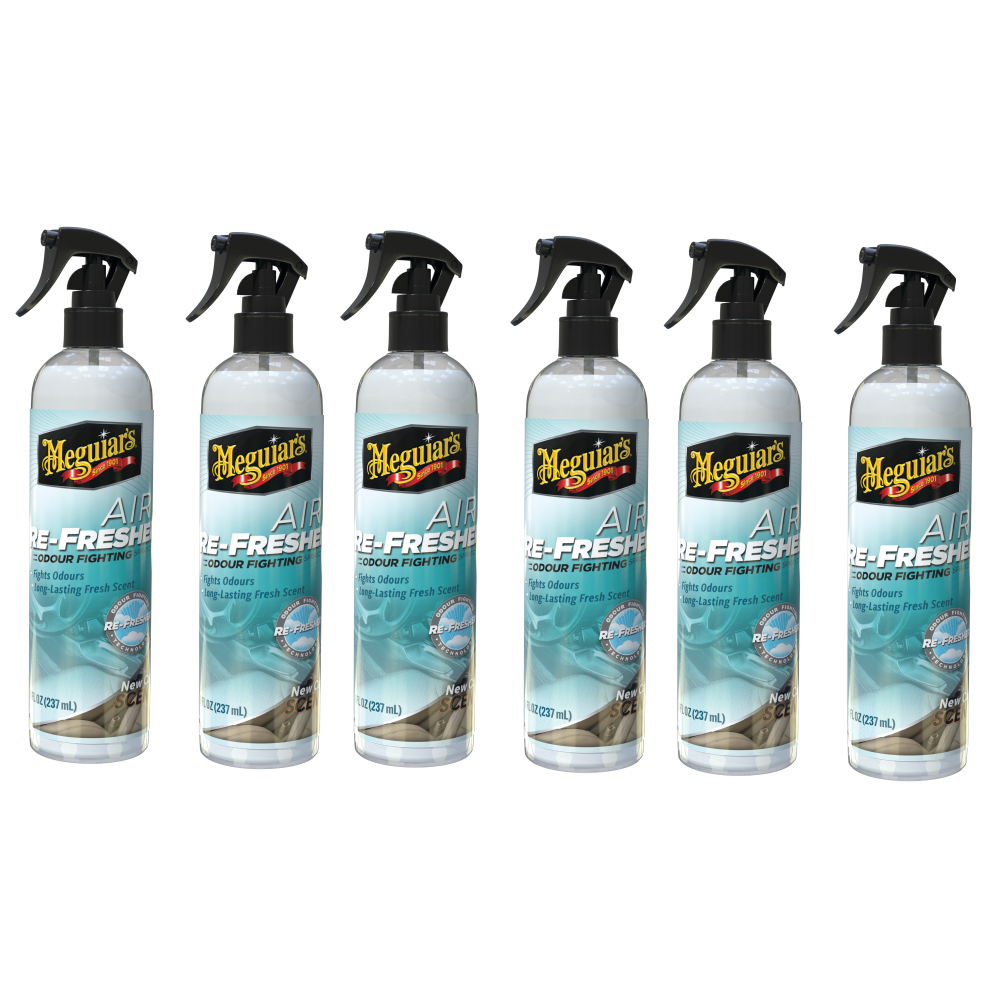 6xMeguiars New Car Air Refresher Auto Lufterfrischer Duftspray Neuwagenduft 59ml