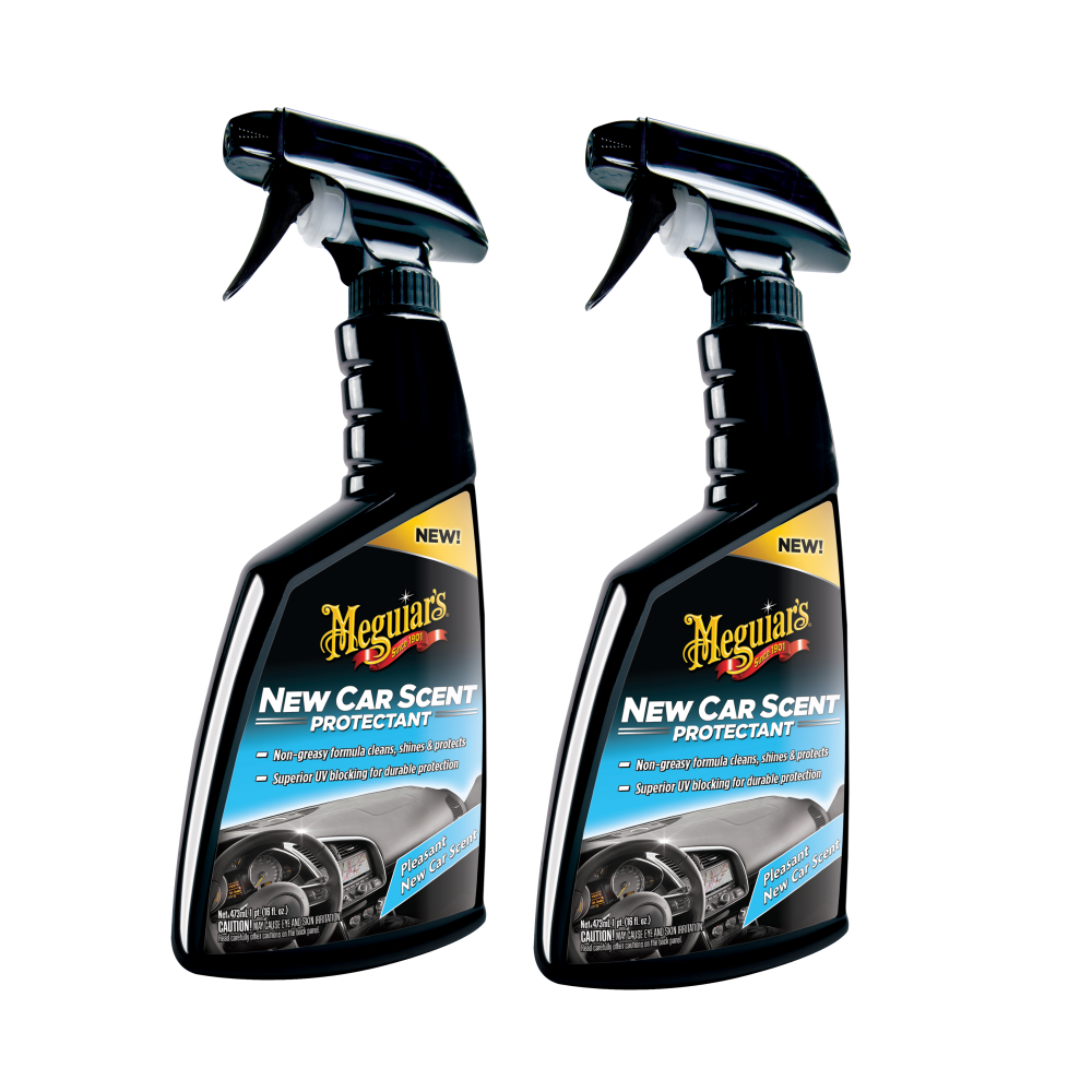 2x Meguiars New Car Scent Protectant Innenraumreiniger Cockpitpflege 473ml