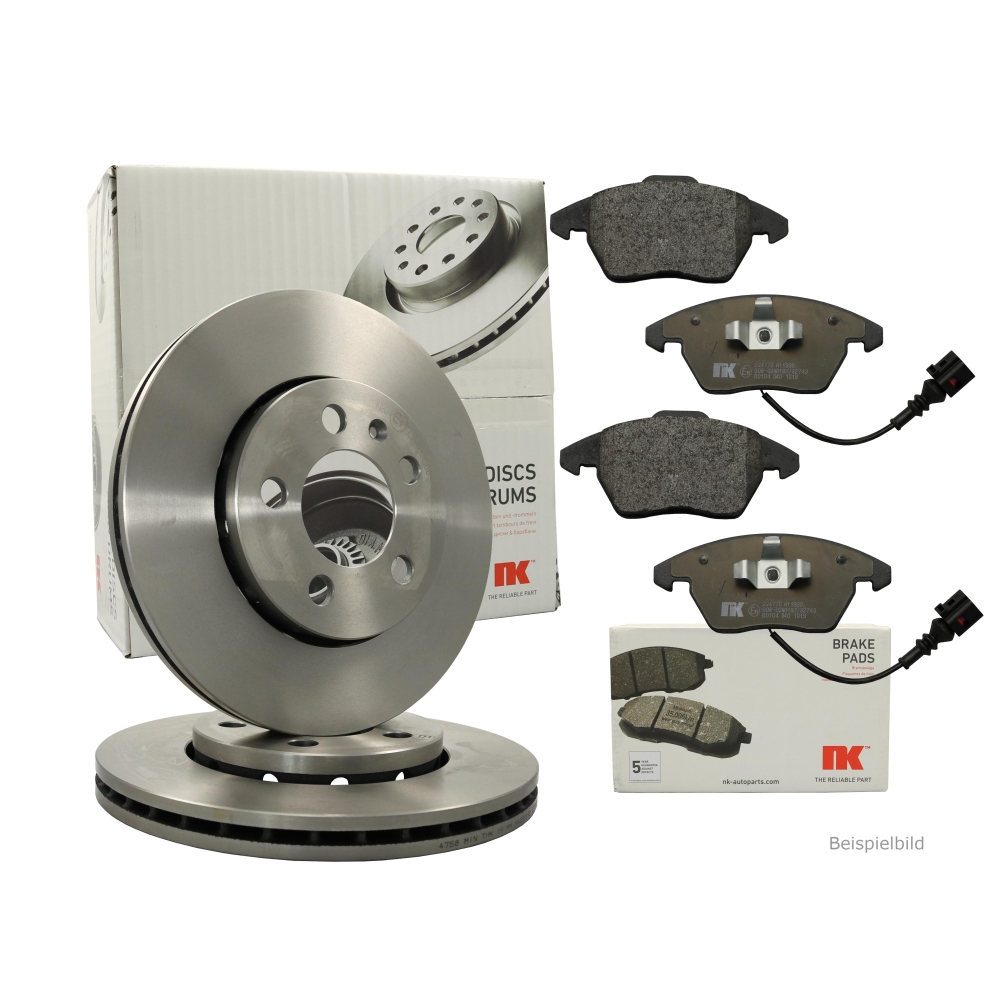 Bremsscheibe NK 204728 für SEAT VW, Vorderachse