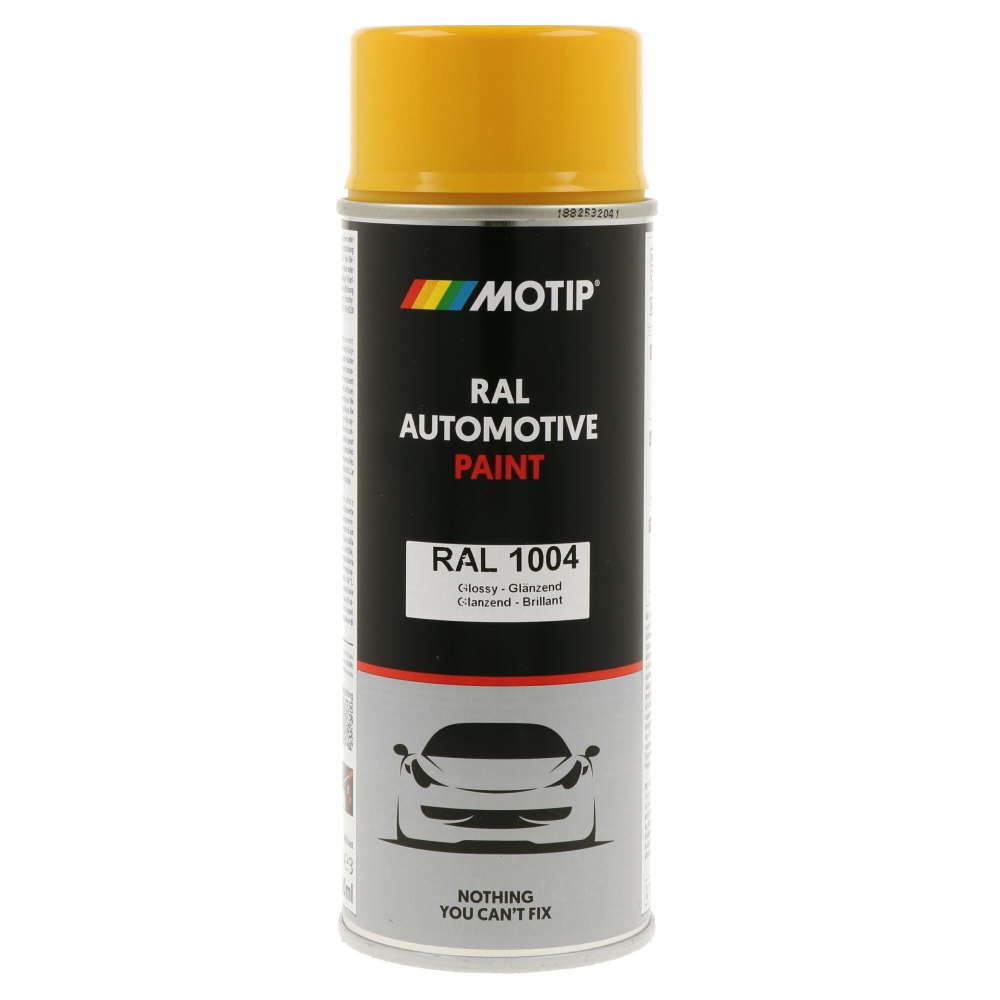 MOTIP 880119 Lack RAL Farbe Automotive RAL 1004 Hochglanz 400 ml f&uuml;r