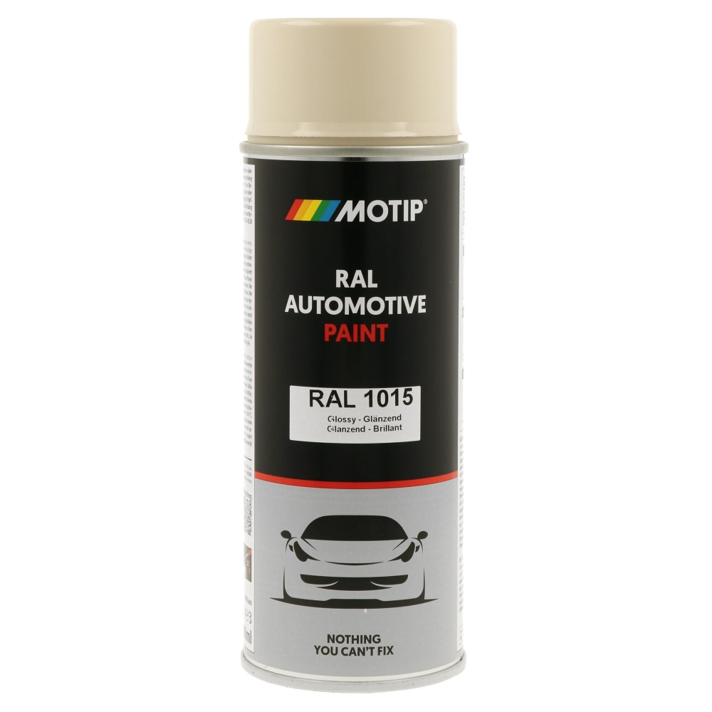 MOTIP 880120 Lack RAL Farbe Automotive RAL 1015 Hochglanz 400 ml f&uuml;r