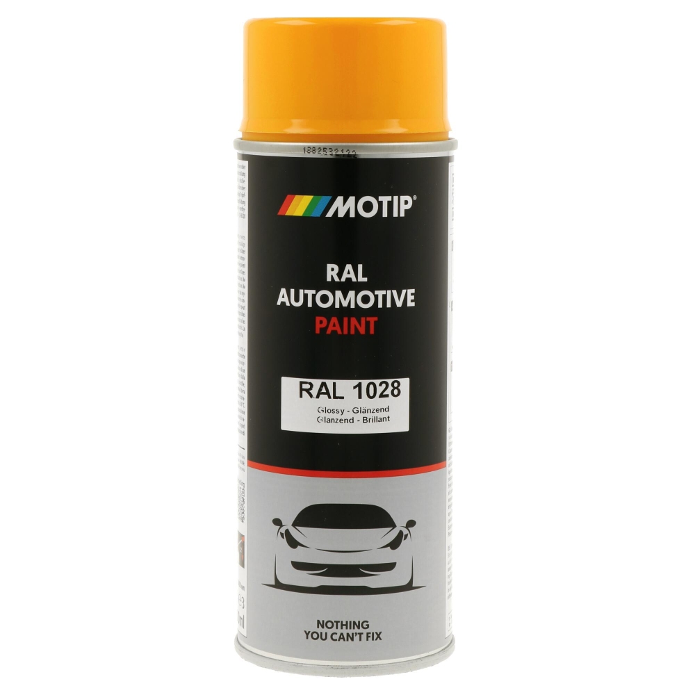 MOTIP 880123 Lack RAL Farbe Automotive RAL 1028 Hochglanz 400 ml f&uuml;r