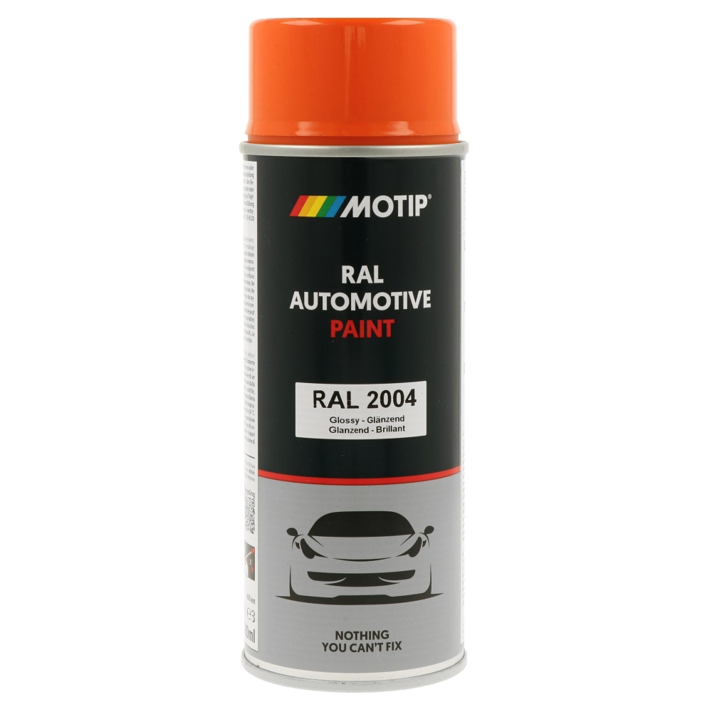 MOTIP 880125 Lack RAL Farbe Automotive RAL 2004 Hochglanz 400 ml f&uuml;r