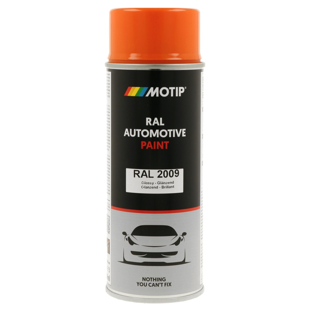 MOTIP 880126 Lack RAL Farbe Automotive RAL 2009 Hochglanz 400 ml f&uuml;r