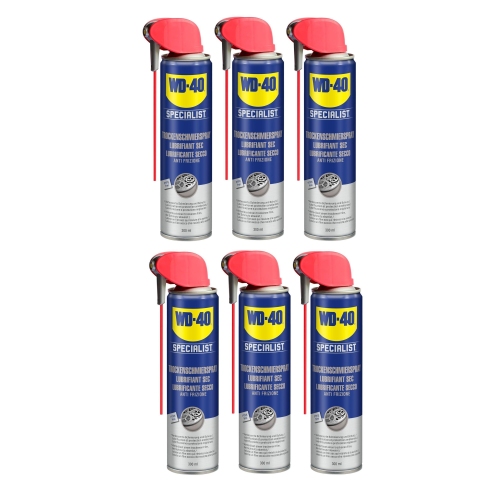 WD-40 Specialist Trockenschmierspray Smart Straw 6x300ml