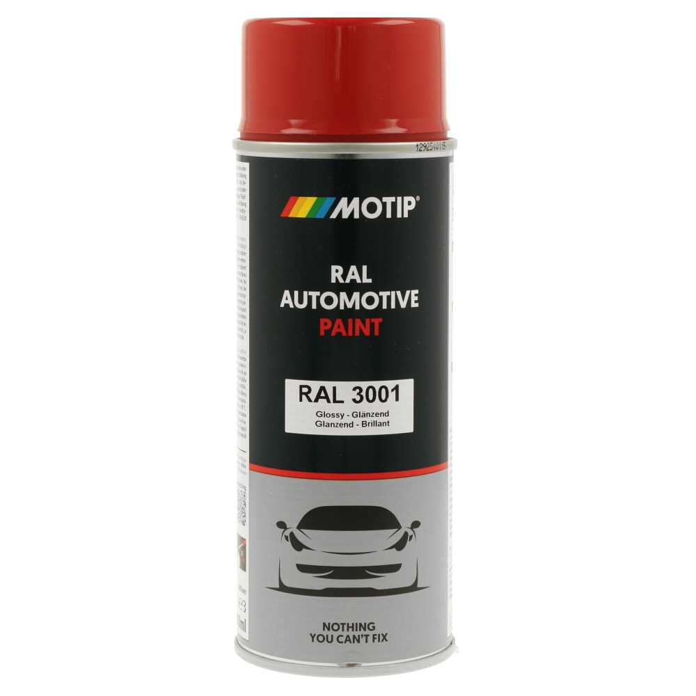 MOTIP 880130 Lack RAL Farbe Automotive RAL 3001 Hochglanz 400 ml f&uuml;r