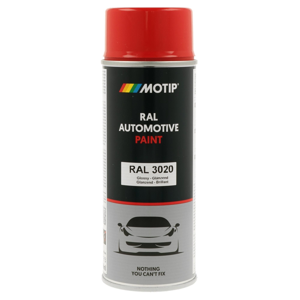 MOTIP 880133 Lack RAL Farbe Automotive RAL 3020 Hochglanz 400 ml f&uuml;r