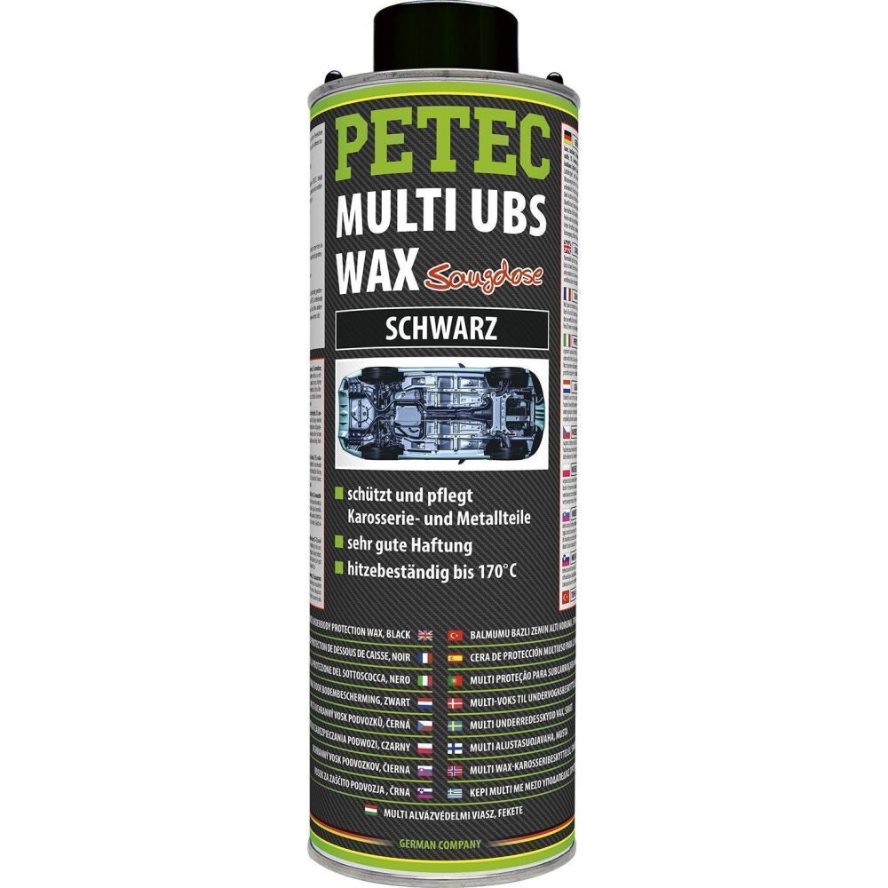 Unterbodenschutz PETEC 73420 Multi UBS Wax Saugdose schwarz für