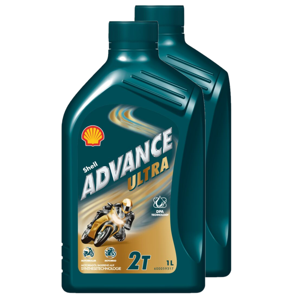 Shell 2x 1 Liter Advance Ultra 2T 550030046