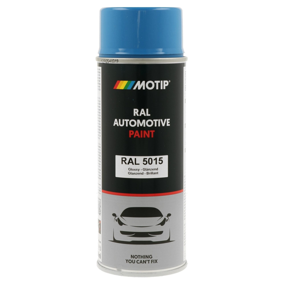 MOTIP 880140 Lack RAL Farbe Automotive RAL 5015 Hochglanz 400 ml f&uuml;r