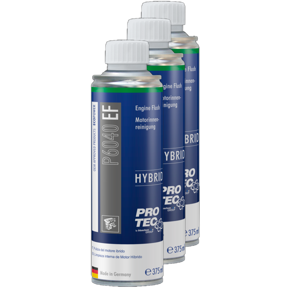 PROTEC 3x 375 ml Motorinnenreinigung Hybrid P6040 Reinigt Öl u. Schmierkreislauf