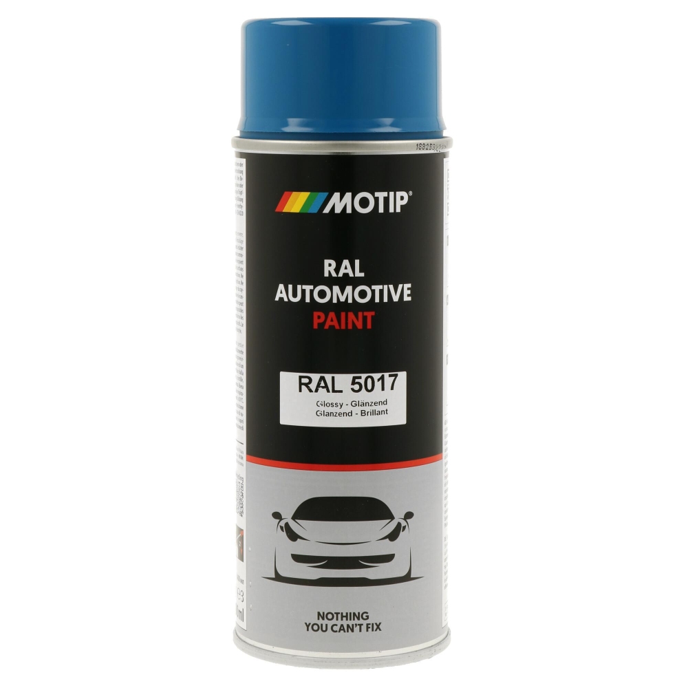 MOTIP 880141 Lack RAL Farbe Automotive RAL 5017 Hochglanz 400 ml f&uuml;r