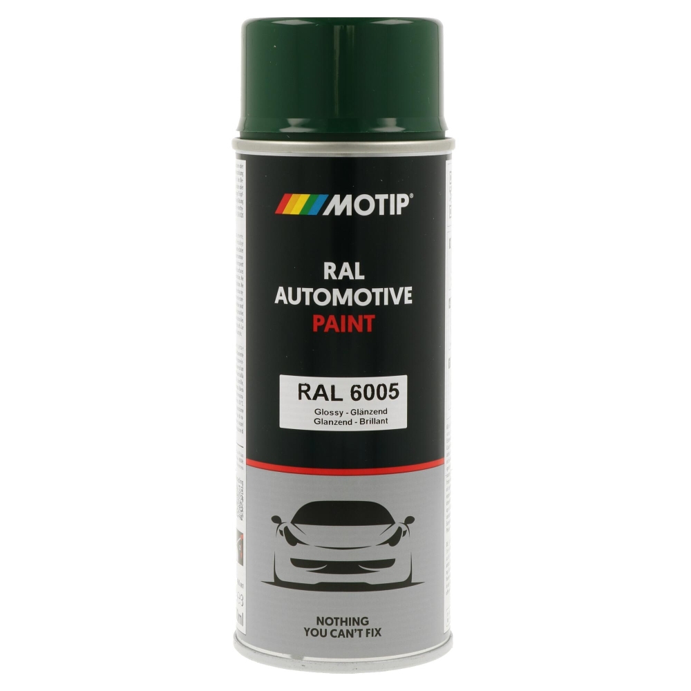 MOTIP 880143 Lack RAL Farbe Automotive RAL 6005 Hochglanz 400 ml f&uuml;r
