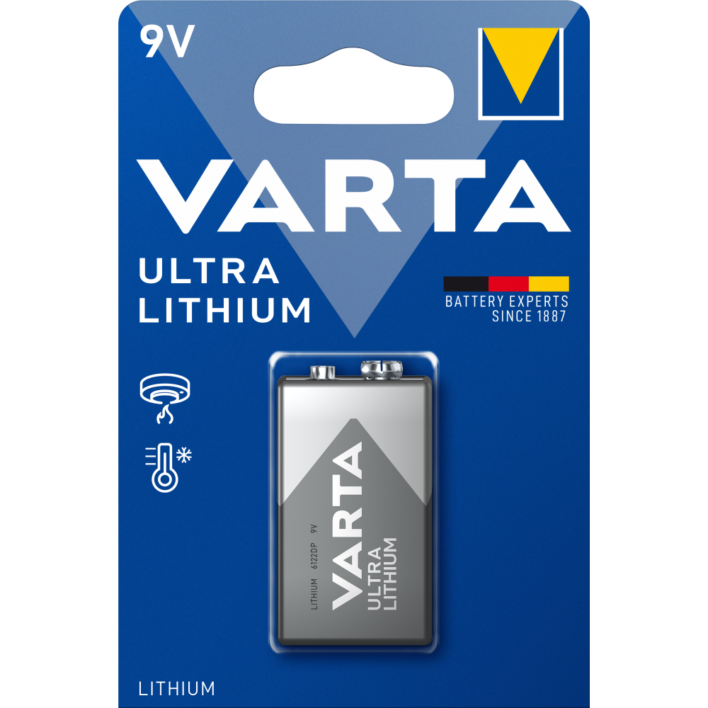 VARTA Ultra Lithium 9V Blister 1