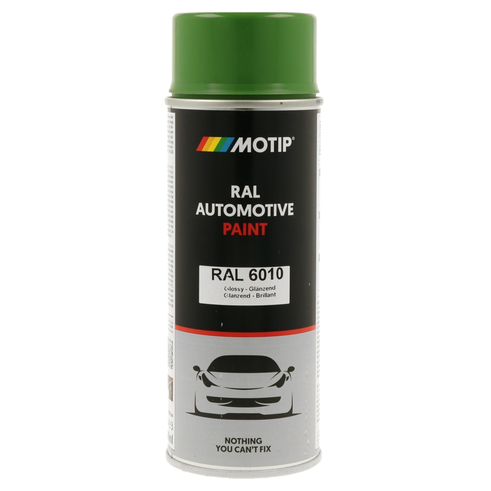 MOTIP 880144 Lack RAL Farbe Automotive RAL 6010 Hochglanz 400 ml f&uuml;r