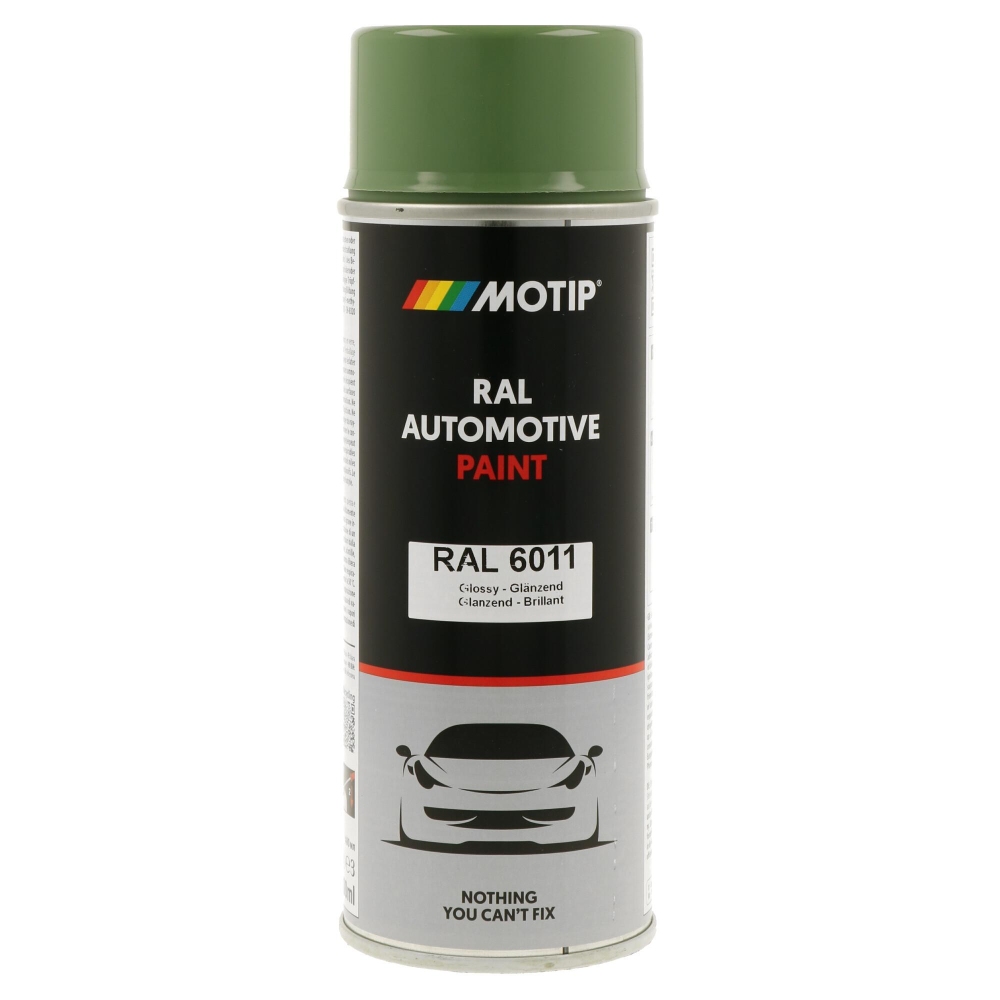 MOTIP 880145 Lack RAL Farbe Automotive RAL 6011 Hochglanz 400 ml f&uuml;r