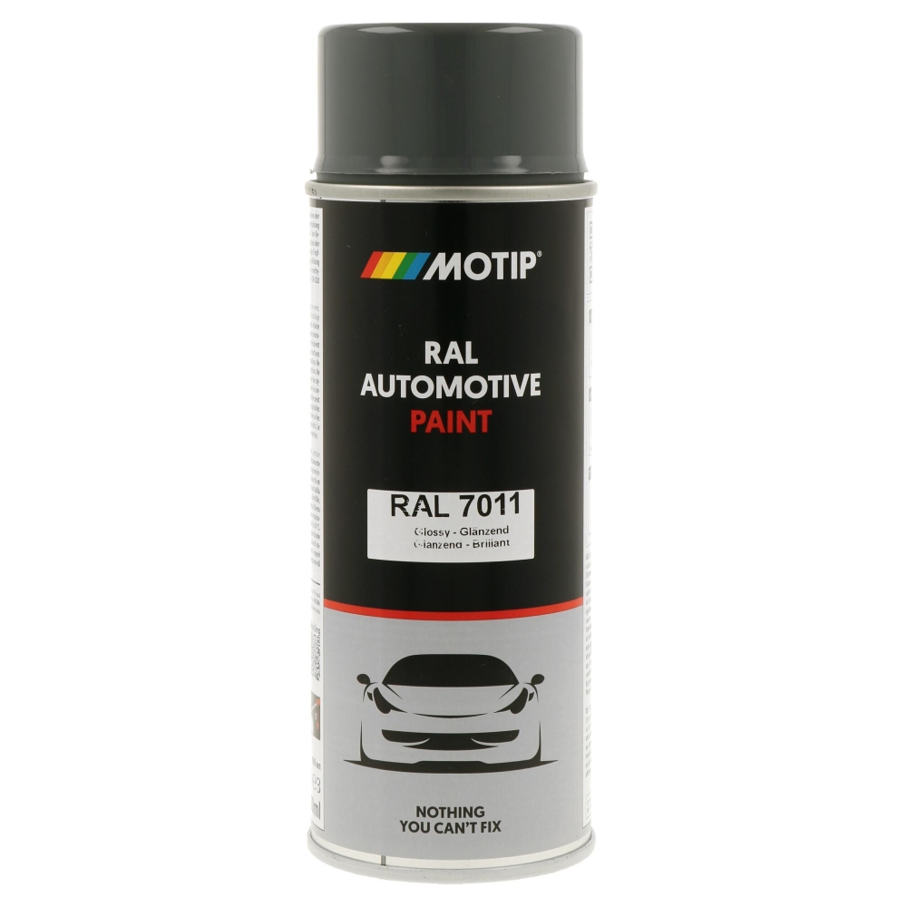 MOTIP 880148 Lack RAL Farbe Automotive RAL 7011 Hochglanz 400 ml f&uuml;r