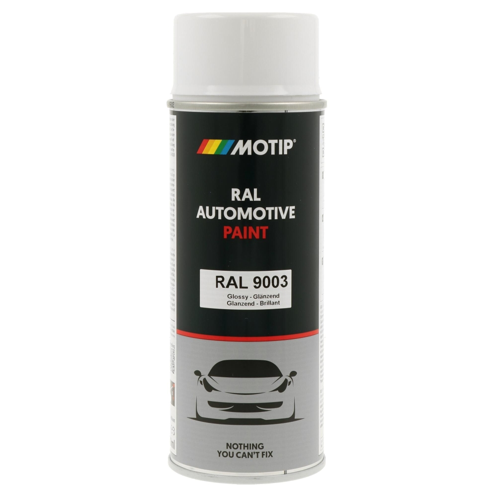 MOTIP 880158 Lack RAL Farbe Automotive RAL 9003 Hochglanz 400 ml f&uuml;r