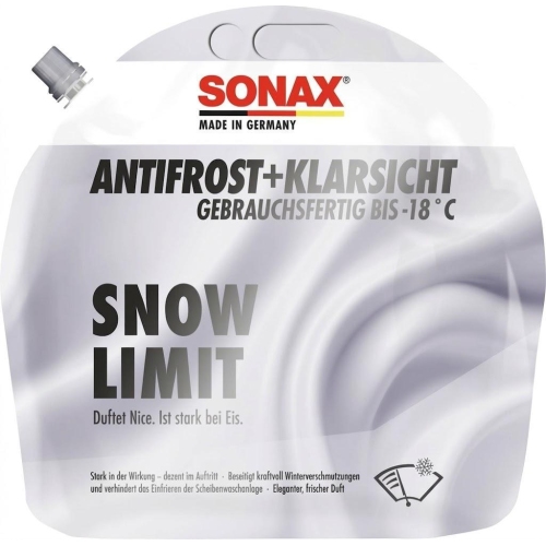 SONAX 01394410 AntiFrost+KlarSicht bis -18 &deg;C Snow Limit Auto Winter Fahrzeug 3l