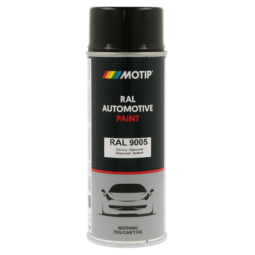 MOTIP 880159 Lack RAL Farbe Automotive RAL 9005 Hochglanz 400 ml f&uuml;r