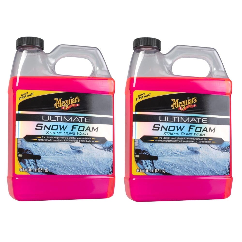 Meguiars 2x G191532EU Ultimate Snow Foam Xtreme Cling Wash Autoshampoo 946ml