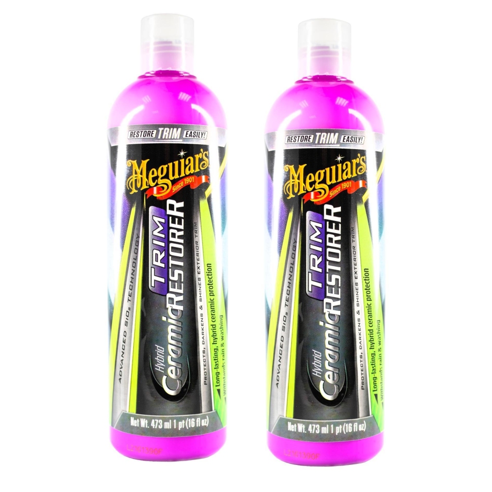 Meguiars 2x G220316EU Hybrid Ceramic Trim Restorer Kunststoffpflege 473ml