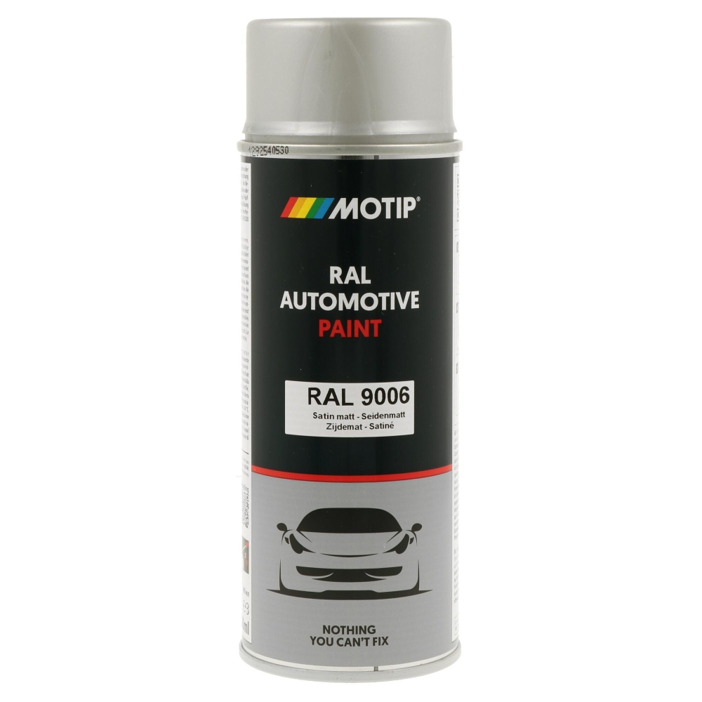 MOTIP 880162 Lack RAL Farbe Automotive RAL 9006 SeidenMatt 400 ml f&uuml;r
